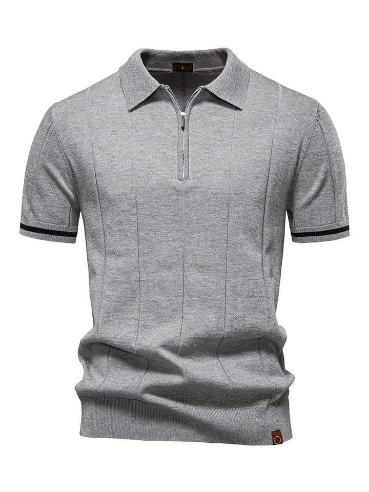 Xavier - Slim Polyester-Blend Polo