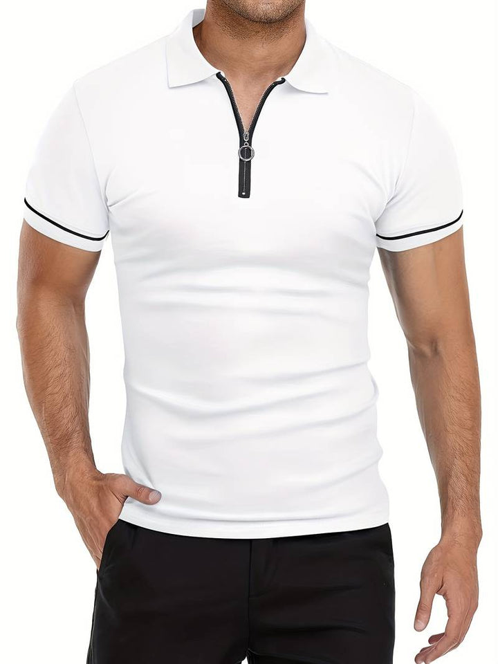 Jasper - Breathable Zip-Collar Polo