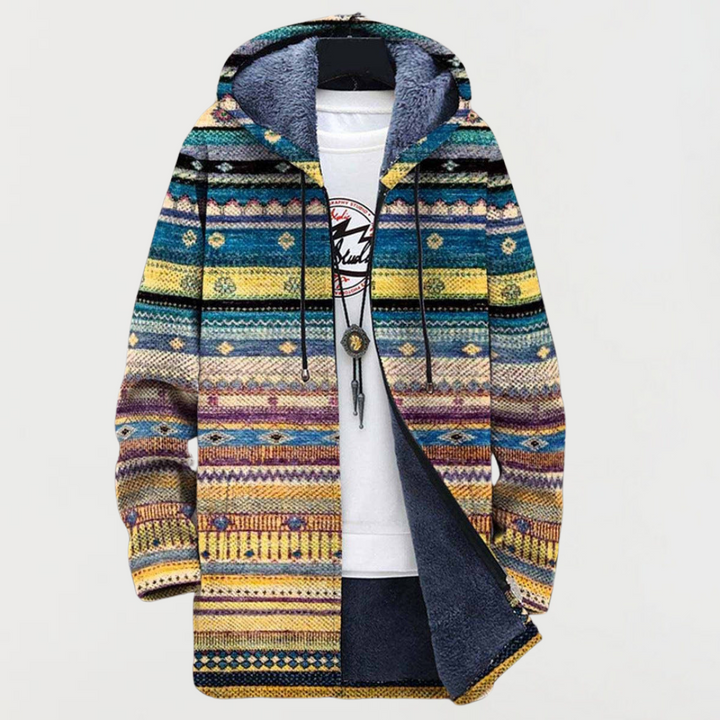 Imogen Tribal Fringed Coat