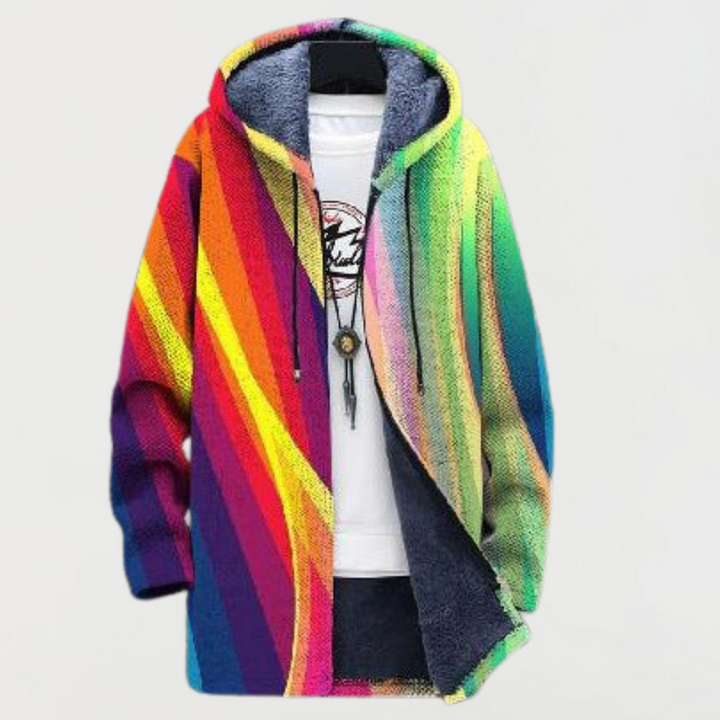 Chloe rainbow stripe jacket