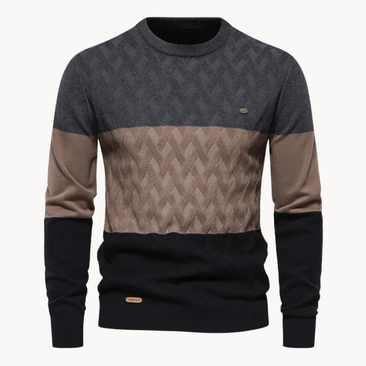 Felix - Intricate Knit Jumper