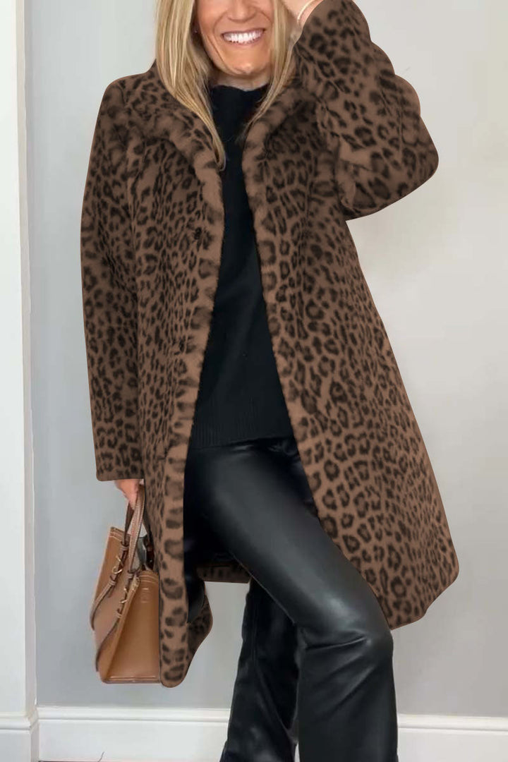 Poppy | Leopard Winter Coat