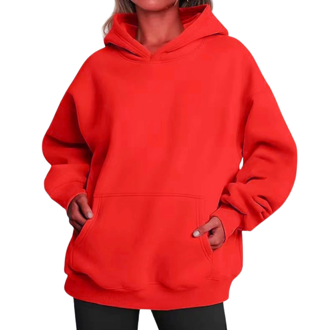 Xanthe | Cosy Oversized Fleece Pullover Hoodie