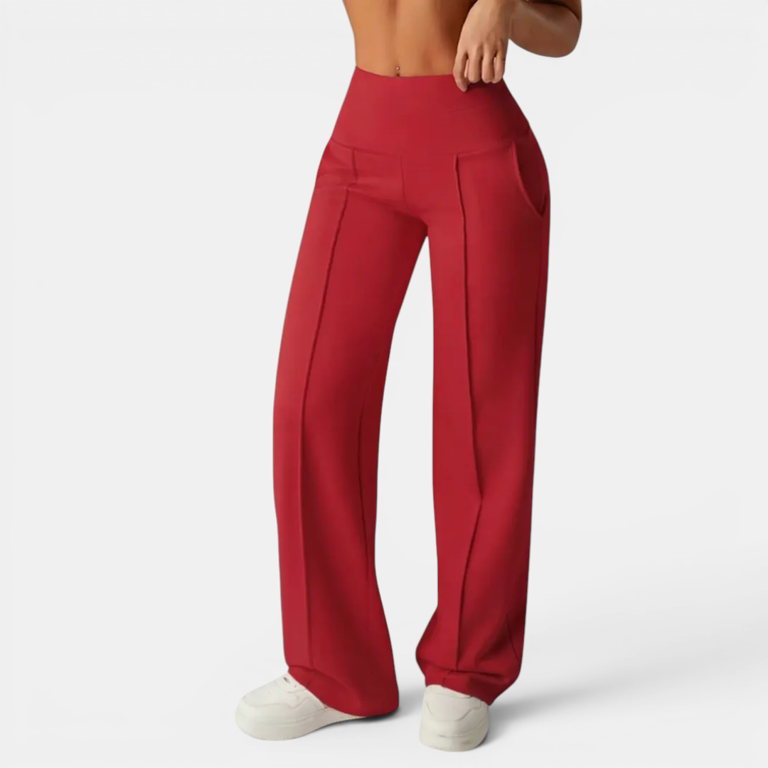 Molly | Flowy High-Waist Wide-Leg Pants
