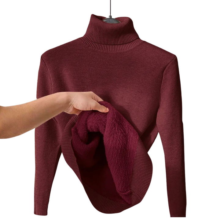 Sophie | Cosy Fleece-Lined Turtleneck Sweater