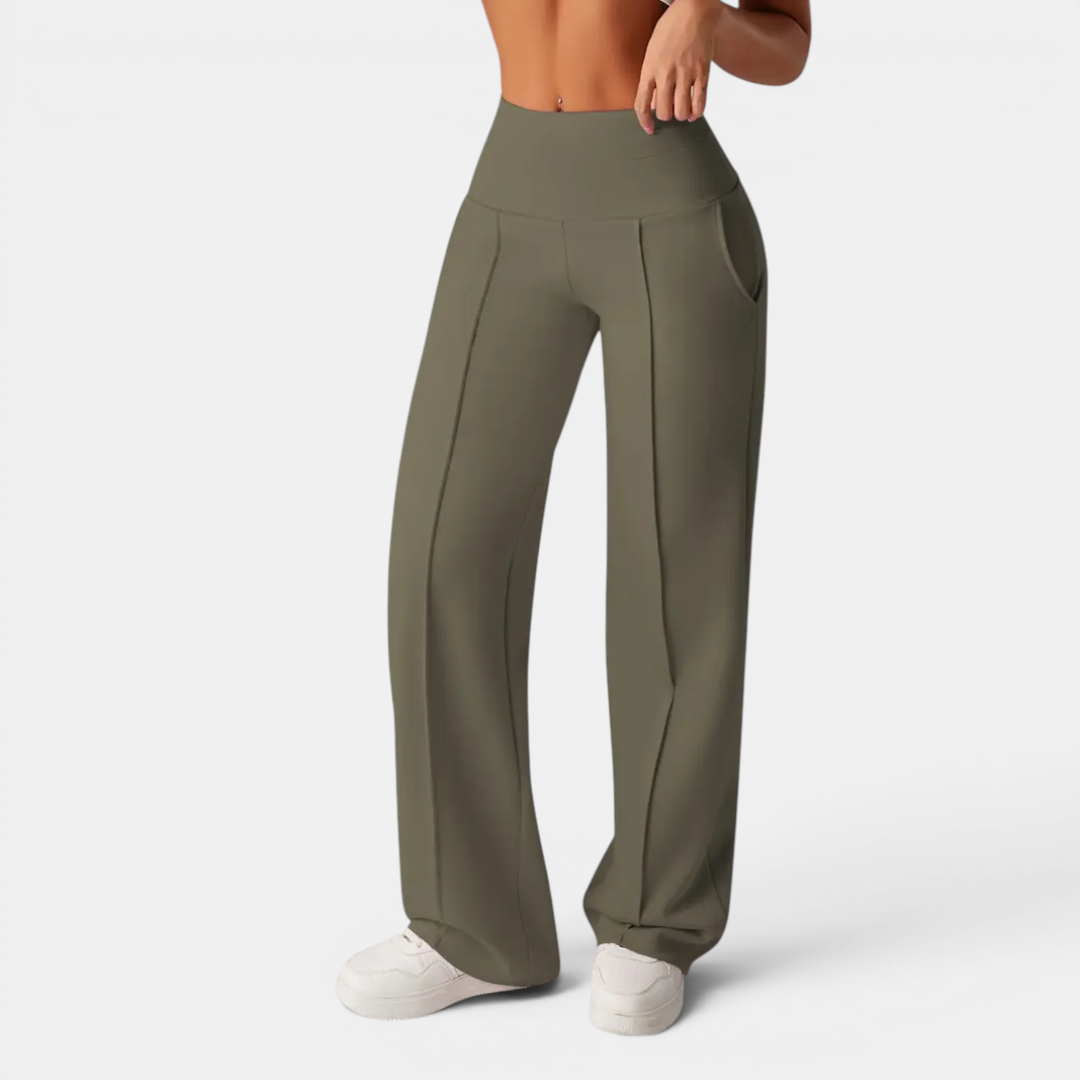 Molly | Flowy High-Waist Wide-Leg Pants