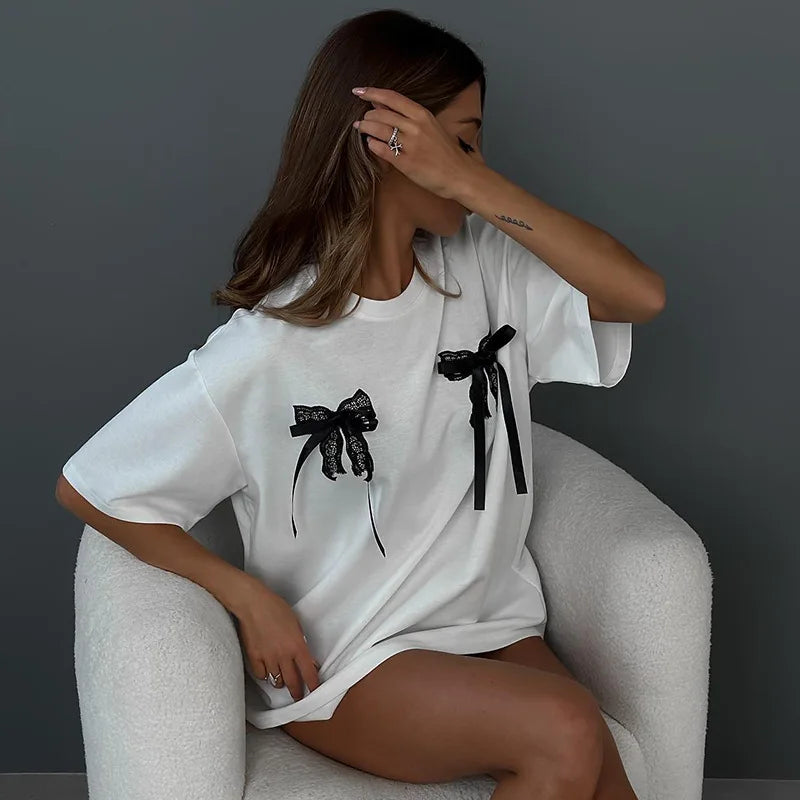 Alana | Cute & Comfy Bow Tee