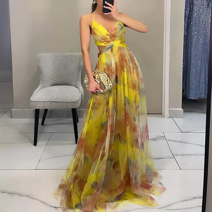 Ruth | Magical maxi dress with floral print