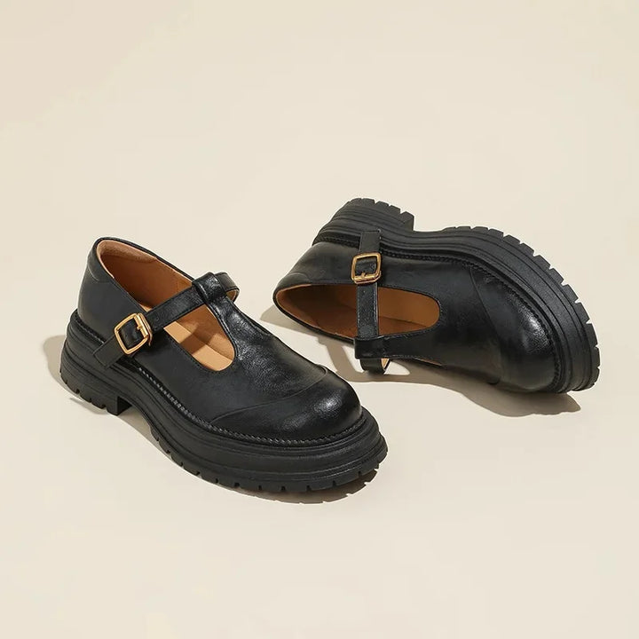 Isadora - Elegant Leather Mary Jane Shoes