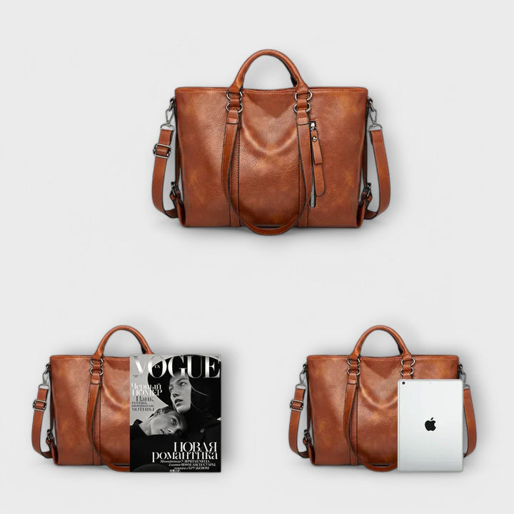 Ava - Large Leather Tote