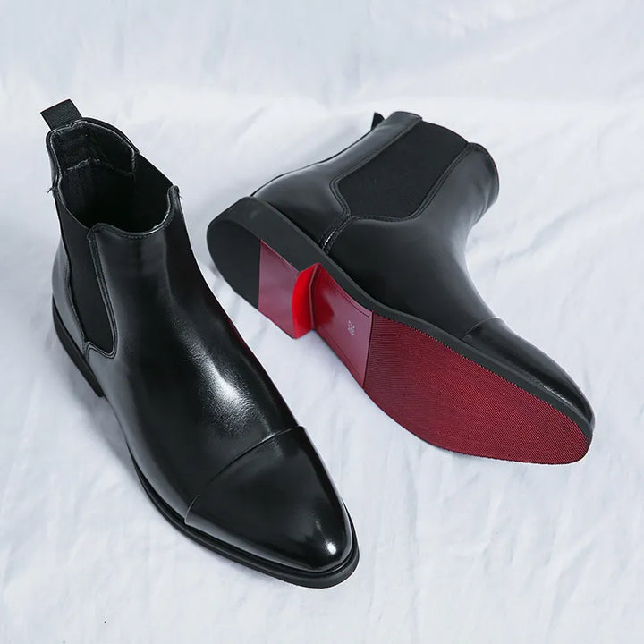 Liam - Leather Chelsea Boots