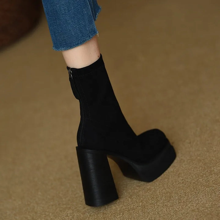Skye - Modern Suede Comfort Boots