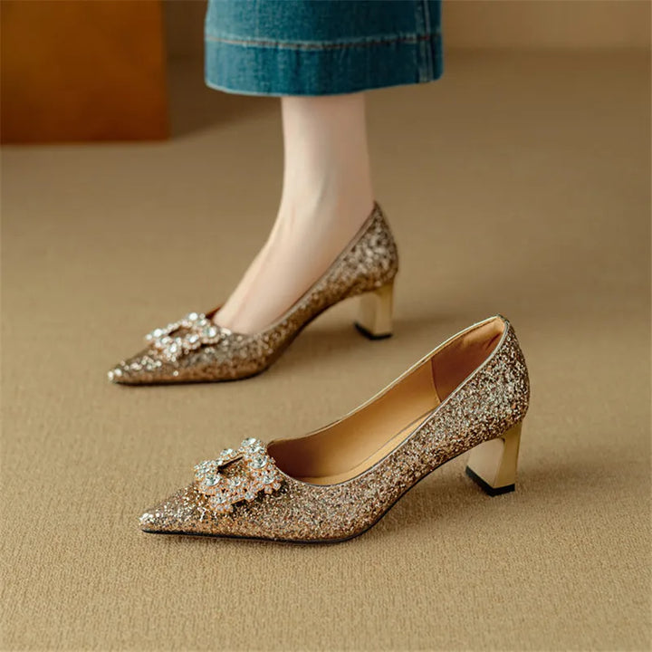 Hannah – glitter pumps
