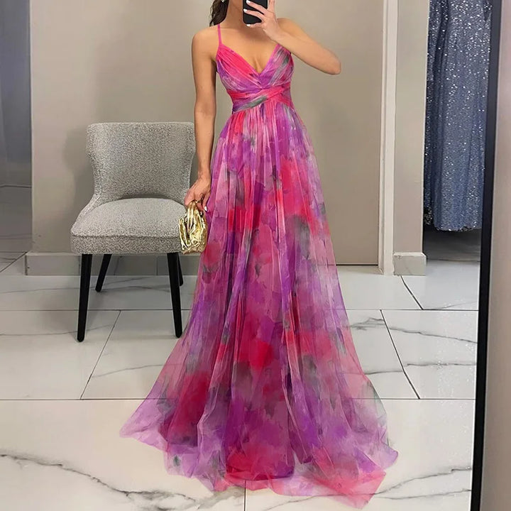 Ruth | Magical maxi dress with floral print