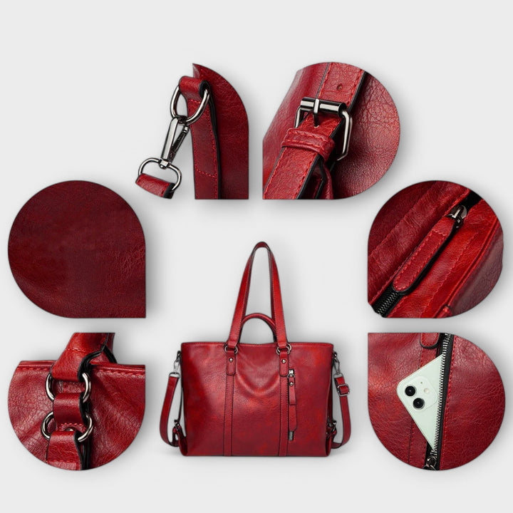 Ava - Large Leather Tote