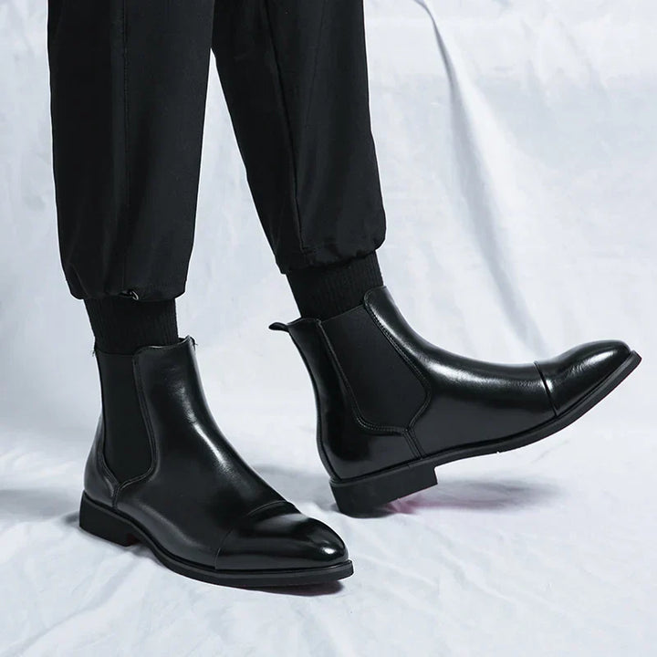 Liam - Leather Chelsea Boots