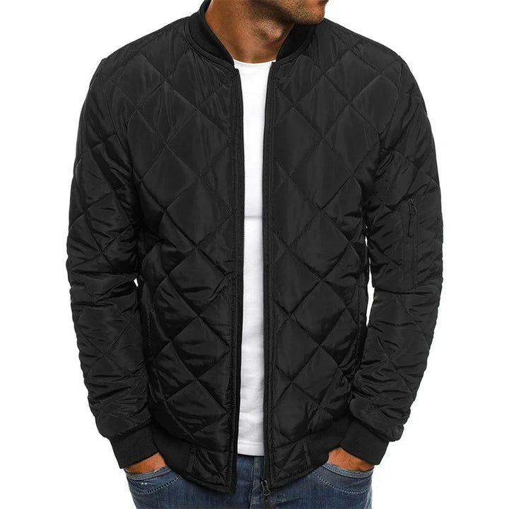 Marcus - Diamond Pattern Cotton Jacket