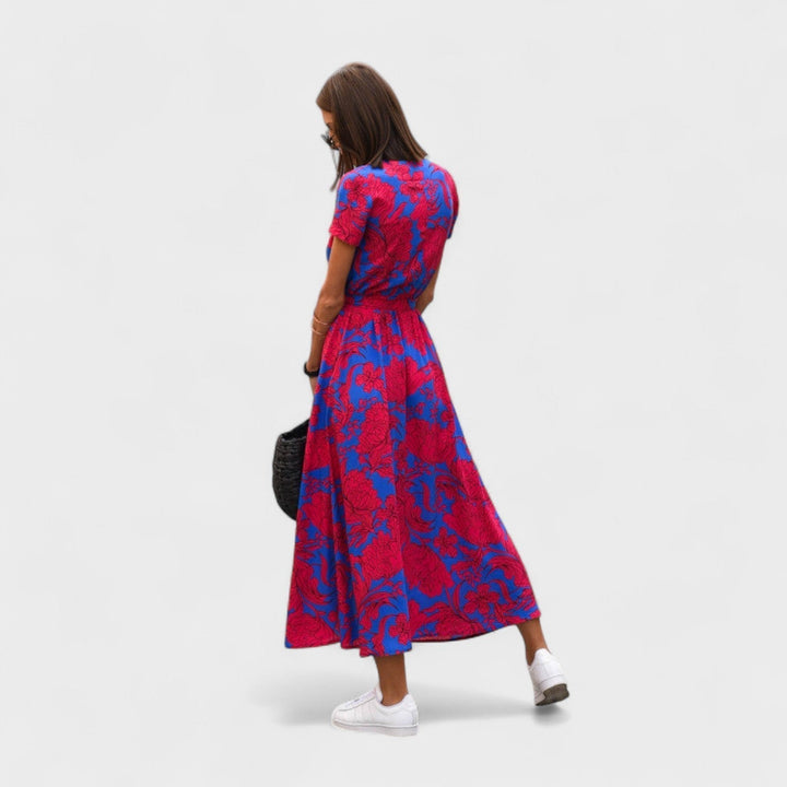 Isla - Boho Chic Floral Wrap Dress