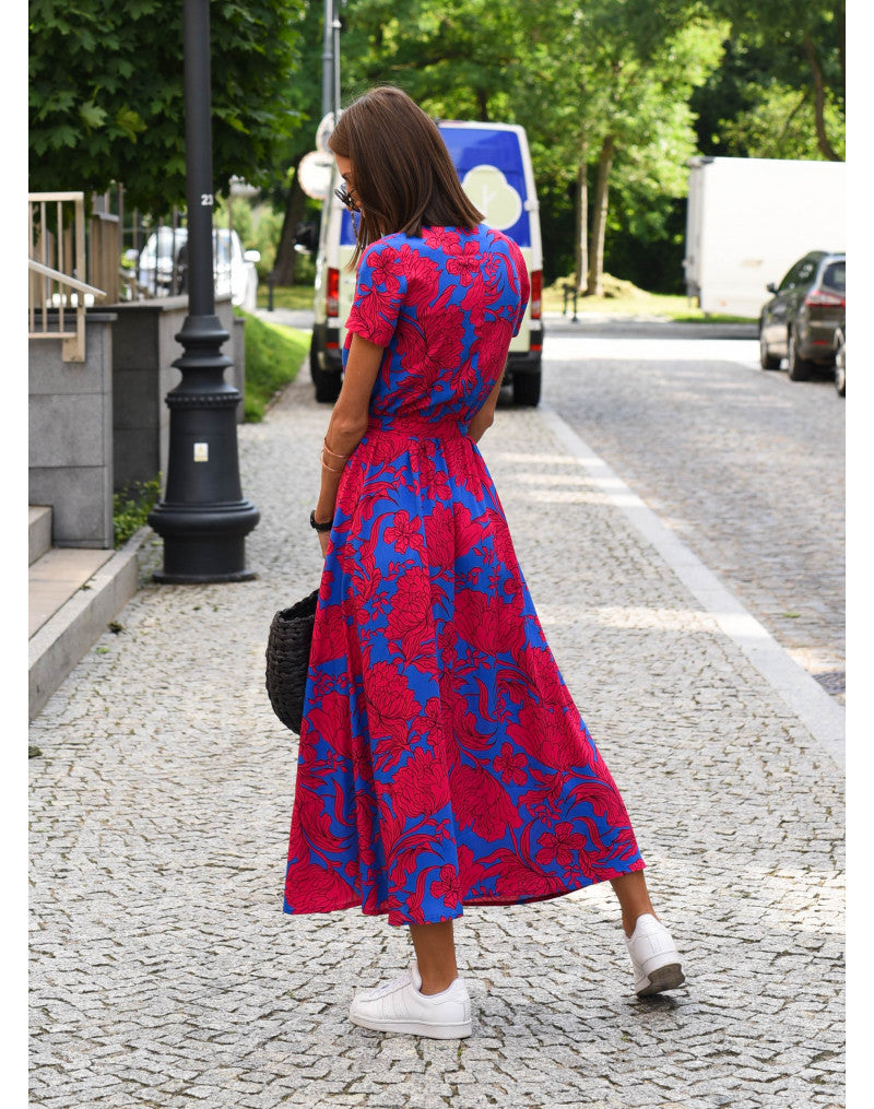 Olivia - Floral Midi Dress