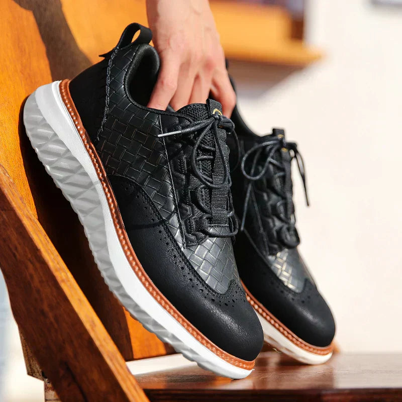 Angus - Oxford Leather Sneakers
