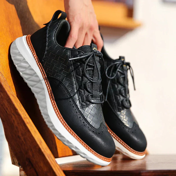 Angus - Oxford Leather Sneakers
