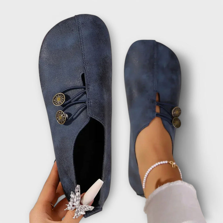 Bonnie - Leather Ballet Flats