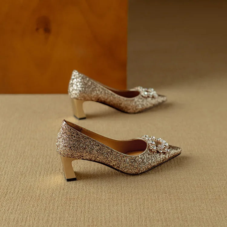 Hannah – glitter pumps