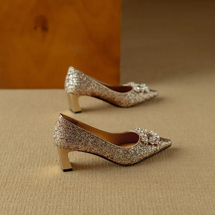 Hannah – glitter pumps