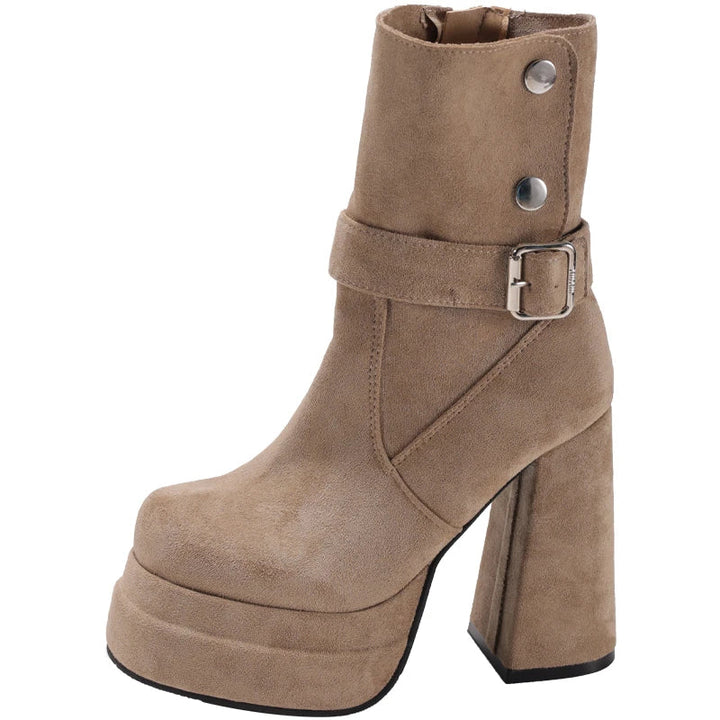 Phoebe - Urban Buckle Boots
