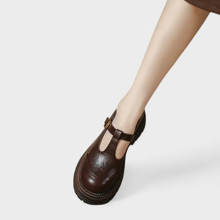 Isadora - Elegant Leather Mary Jane Shoes