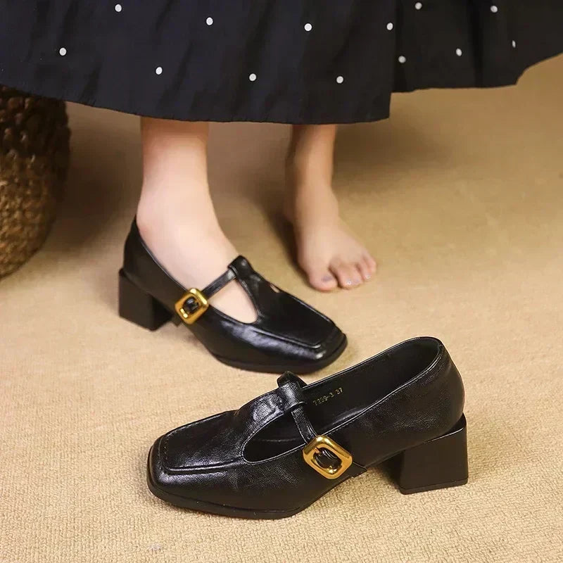 Georgia – timeless women’s shoes with a medium heel