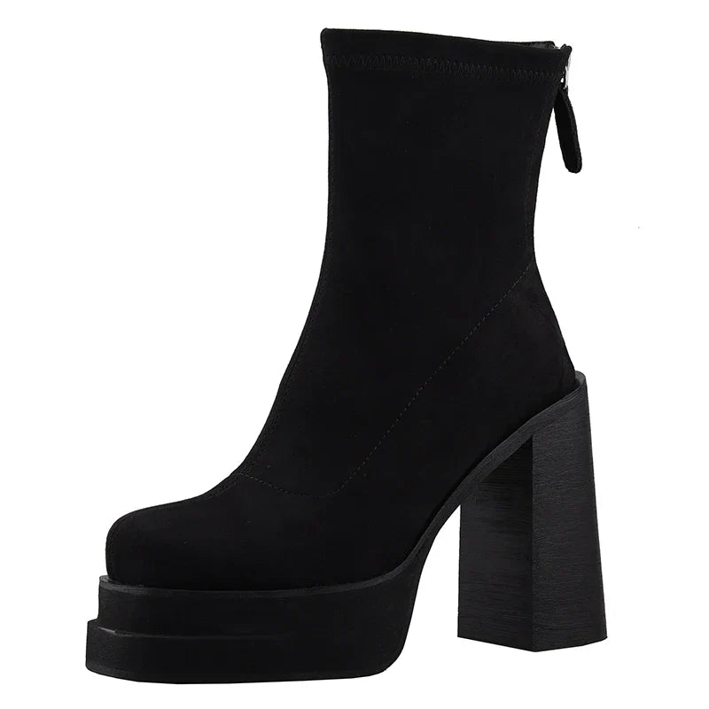 Skye - Modern Suede Comfort Boots