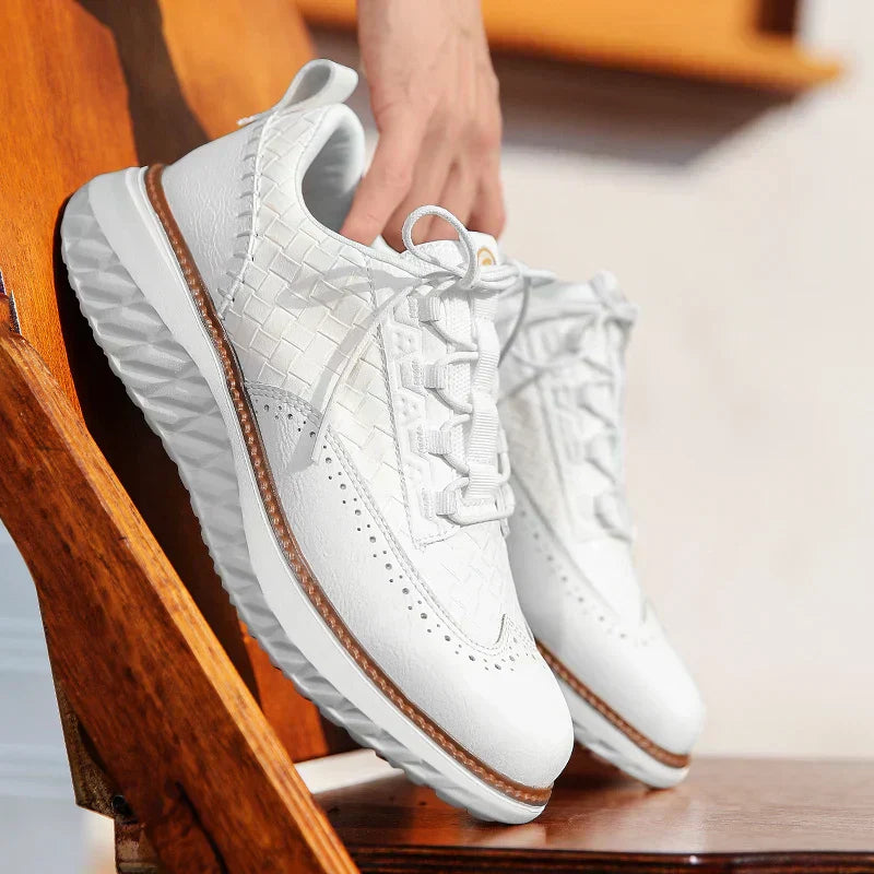 Angus - Oxford Leather Sneakers