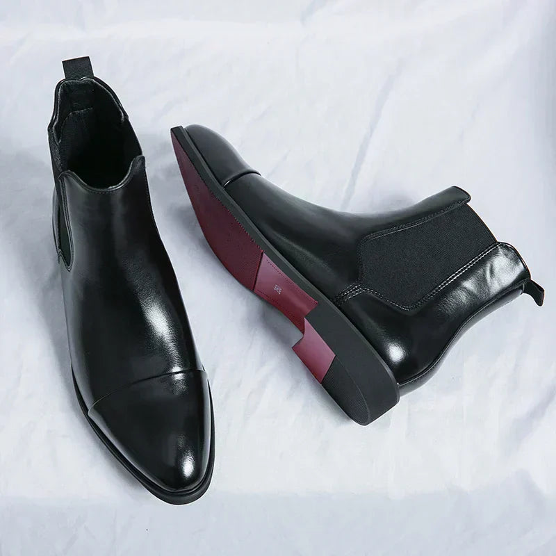 Liam - Leather Chelsea Boots