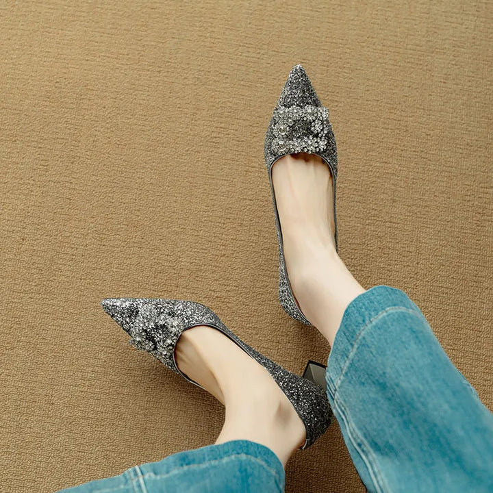 Hannah – glitter pumps