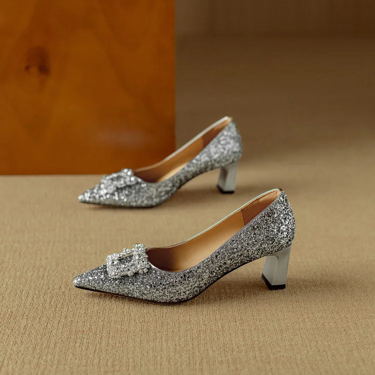 Hannah – glitter pumps