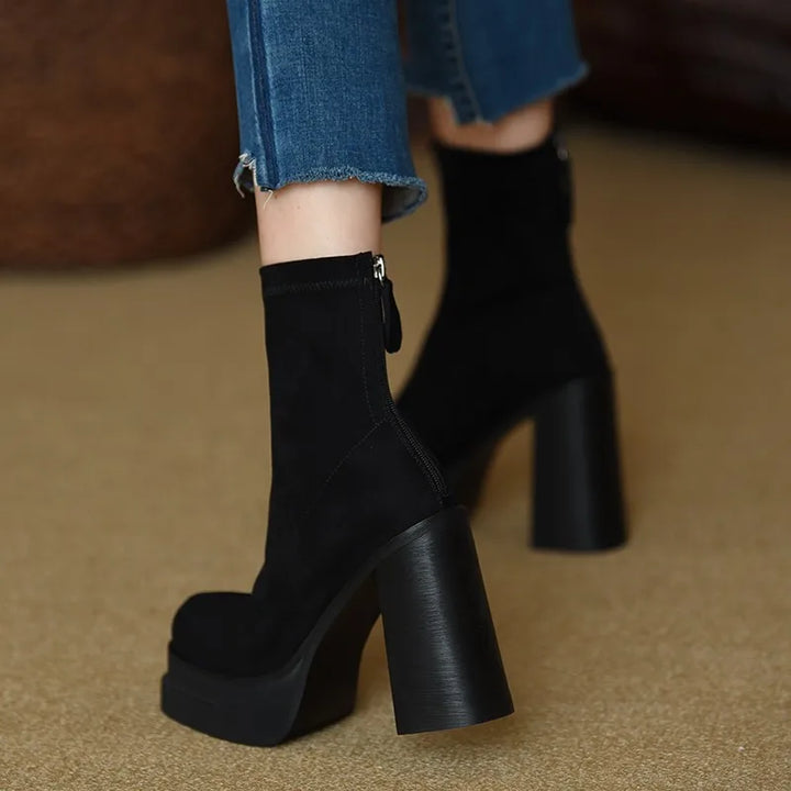 Skye - Modern Suede Comfort Boots