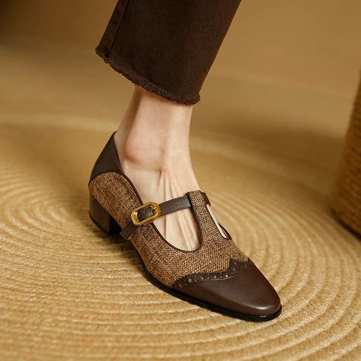 Ella vintage buckle shoes
