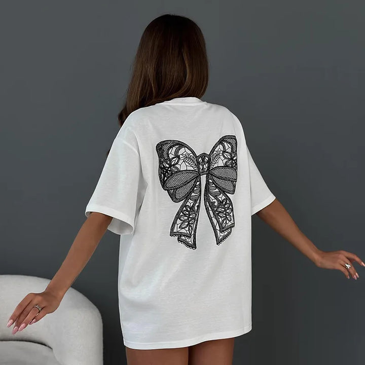 Alana | Cute & Comfy Bow Tee