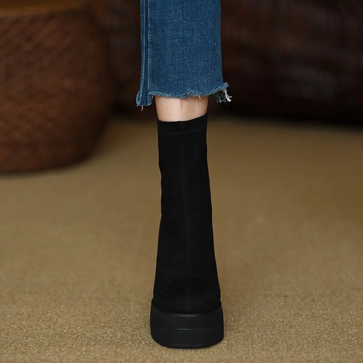 Skye - Modern Suede Comfort Boots