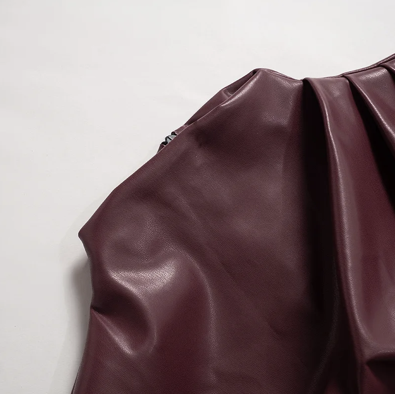 Gabrielle | Sleek Faux Leather Top