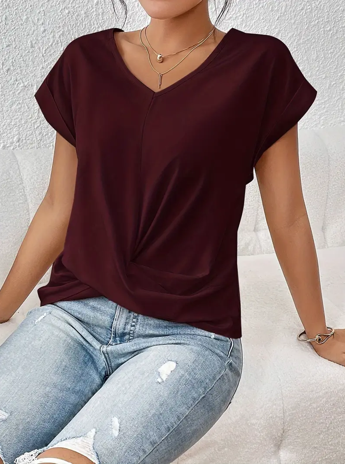 Gemma | The Stylish V-Neck Top