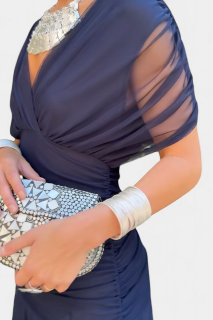 Brooke - Elegant V-Neck Dress