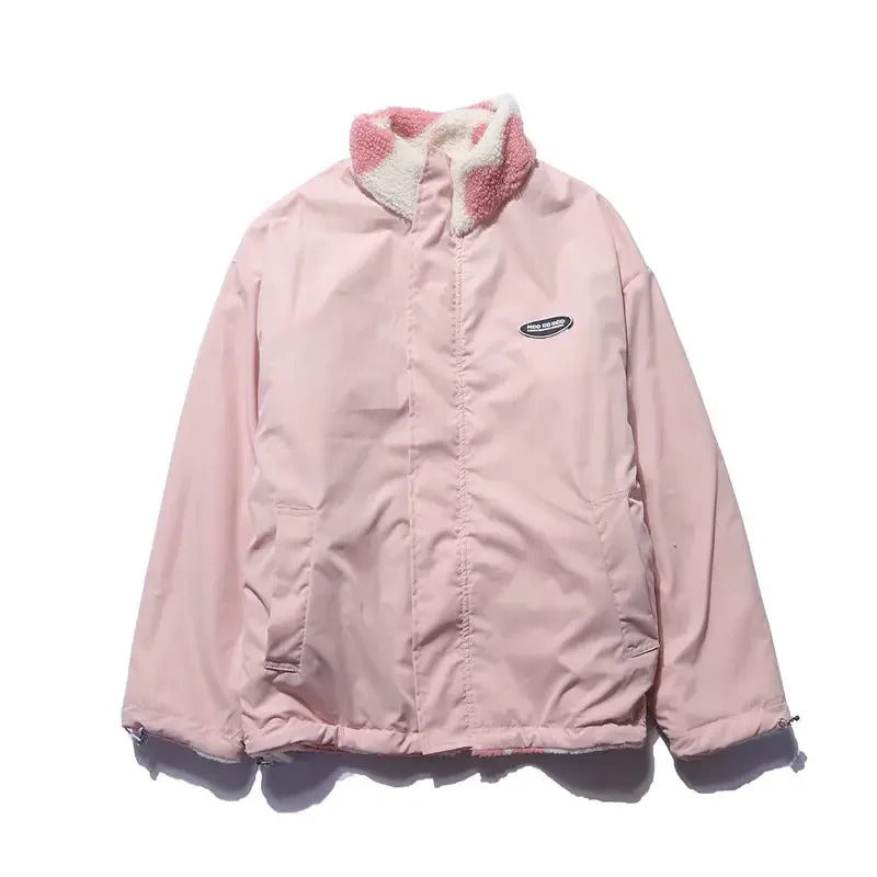Bonnie - Reversible Heart Print Coat