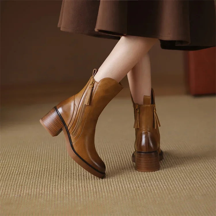 Willow - Leather Boots