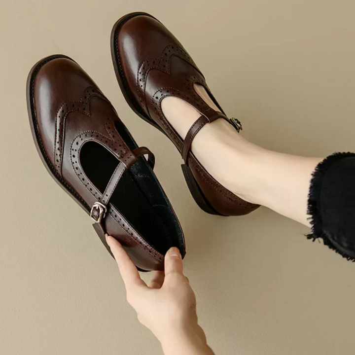 Mia – Elegant women’s T-bar shoes