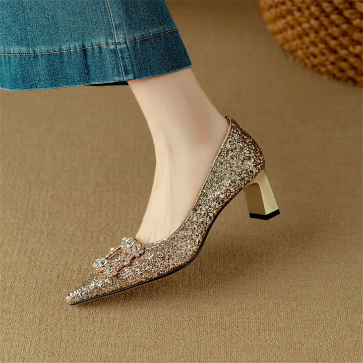 Hannah – glitter pumps