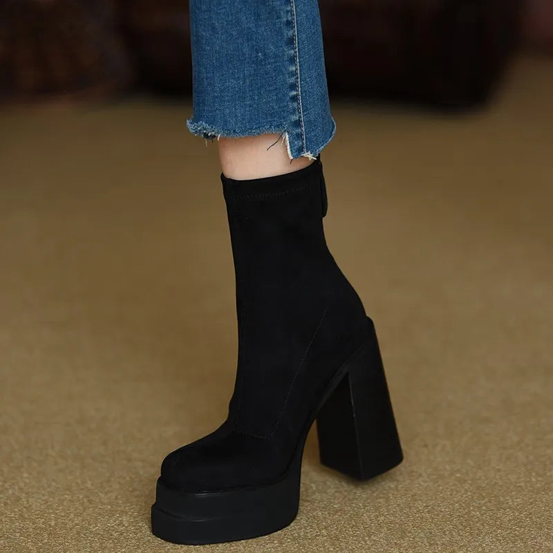 Skye - Modern Suede Comfort Boots