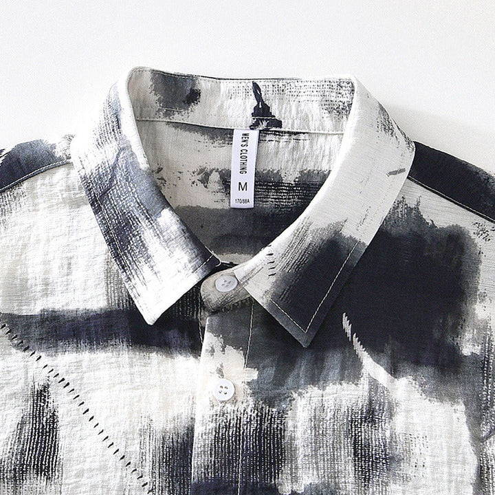 Connor - Short-Sleeve Front-Print Shirt