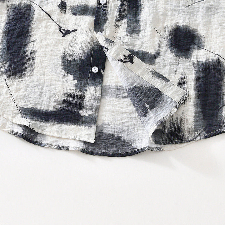 Connor - Short-Sleeve Front-Print Shirt